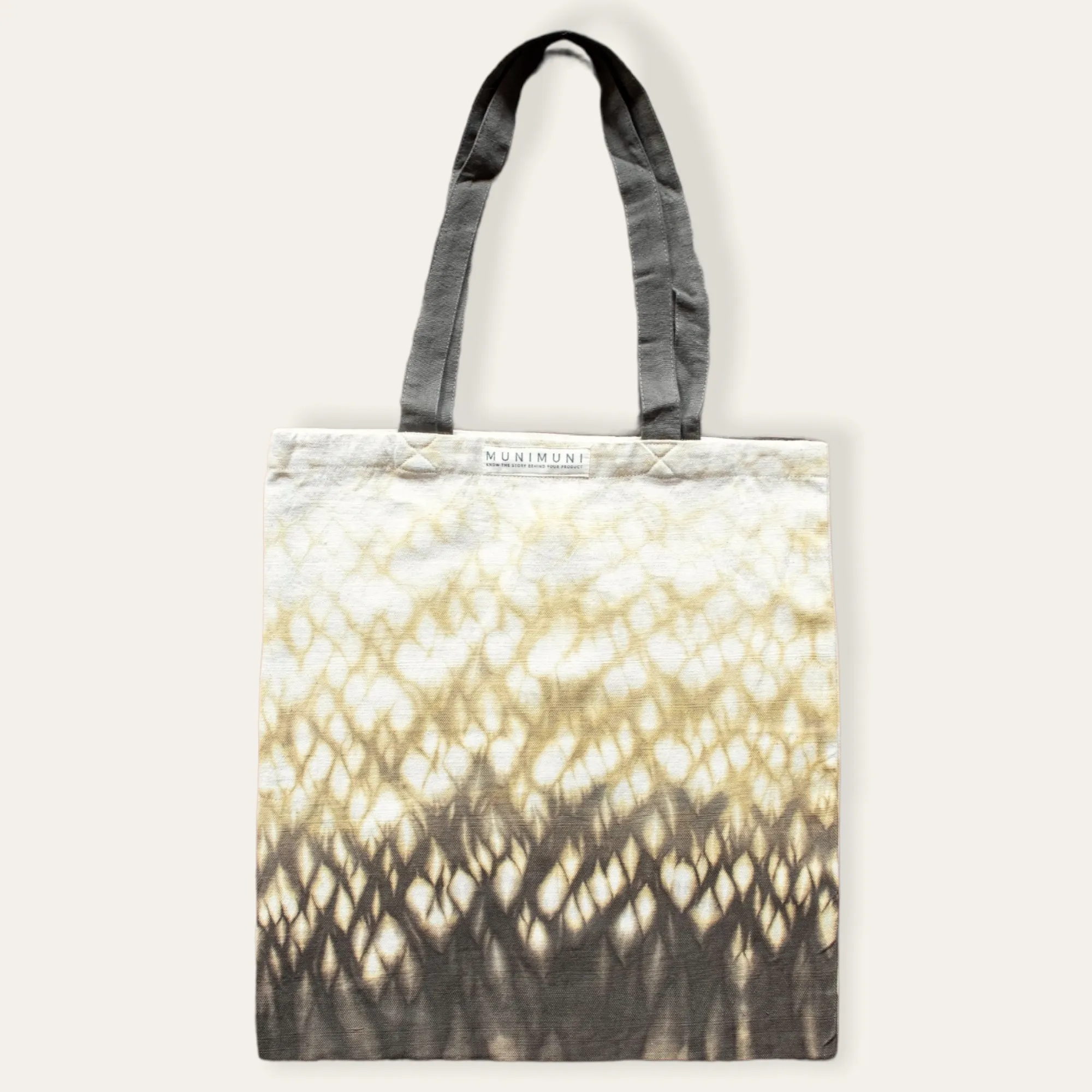 Tie Dye Tote Bag Small - Raindrop Green