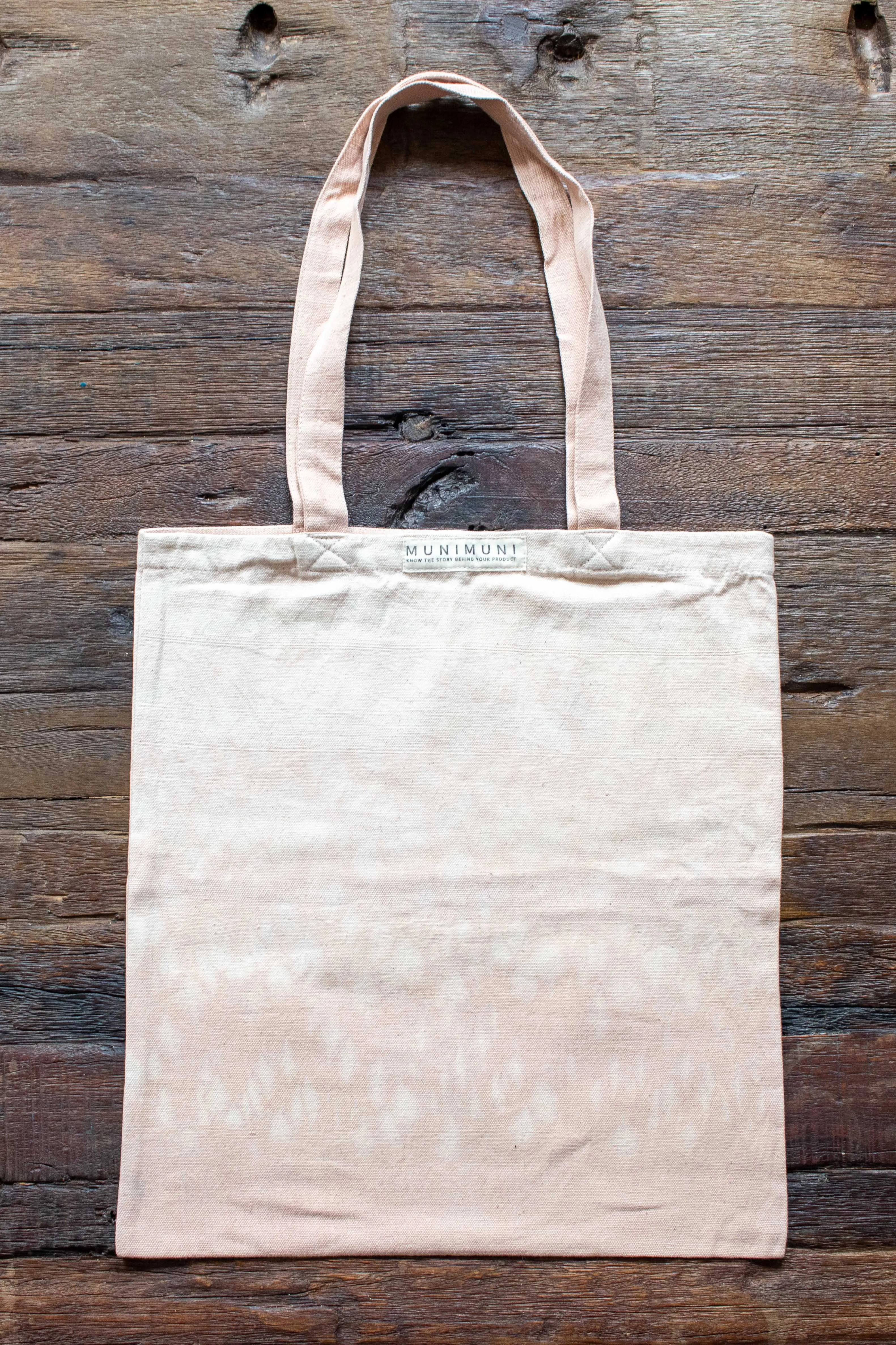 Tie Dye Tote Bag Small - Raindrop Light Pink