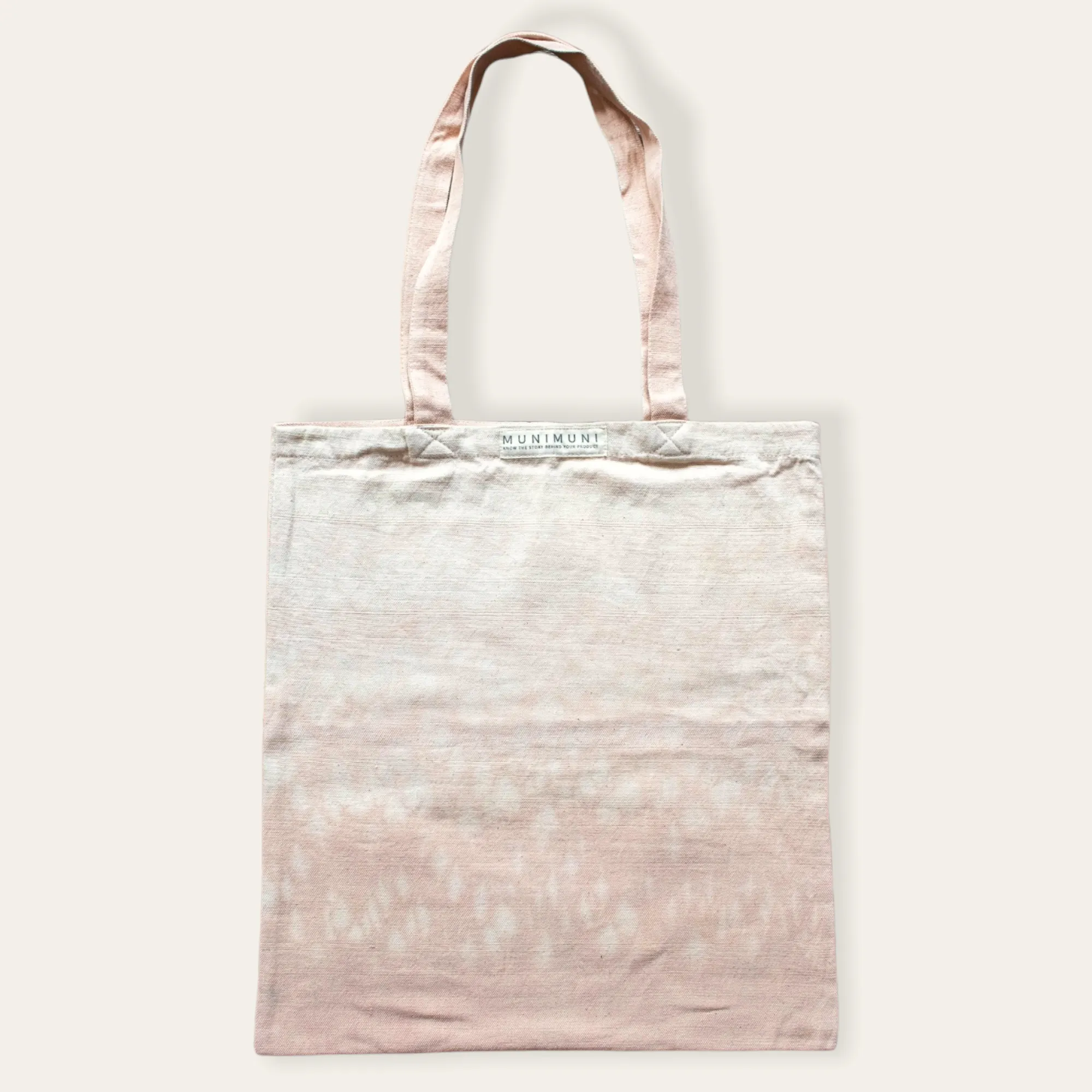 Tie Dye Tote Bag Small - Raindrop Light Pink