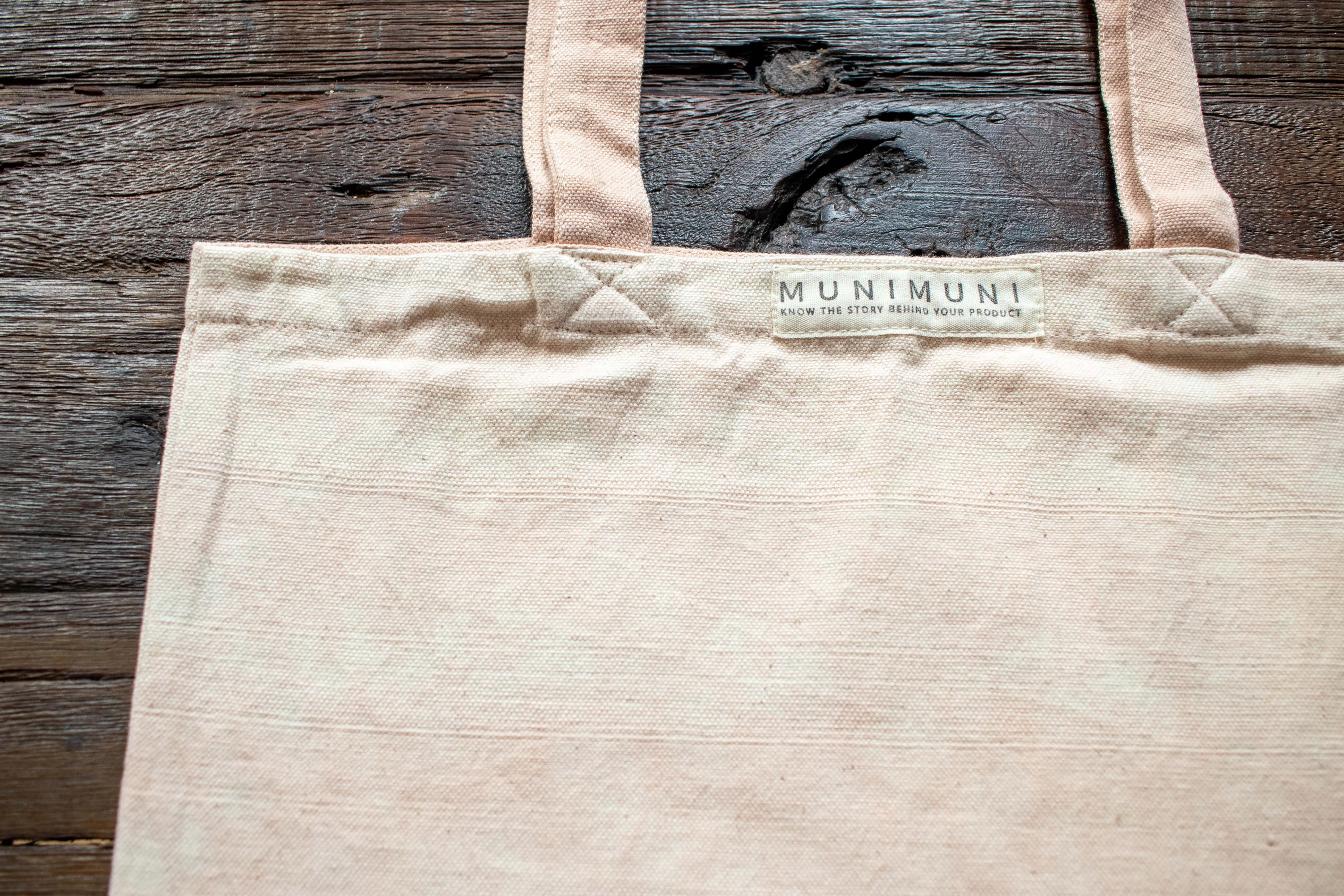 Tie Dye Tote Bag Small - Raindrop Light Pink