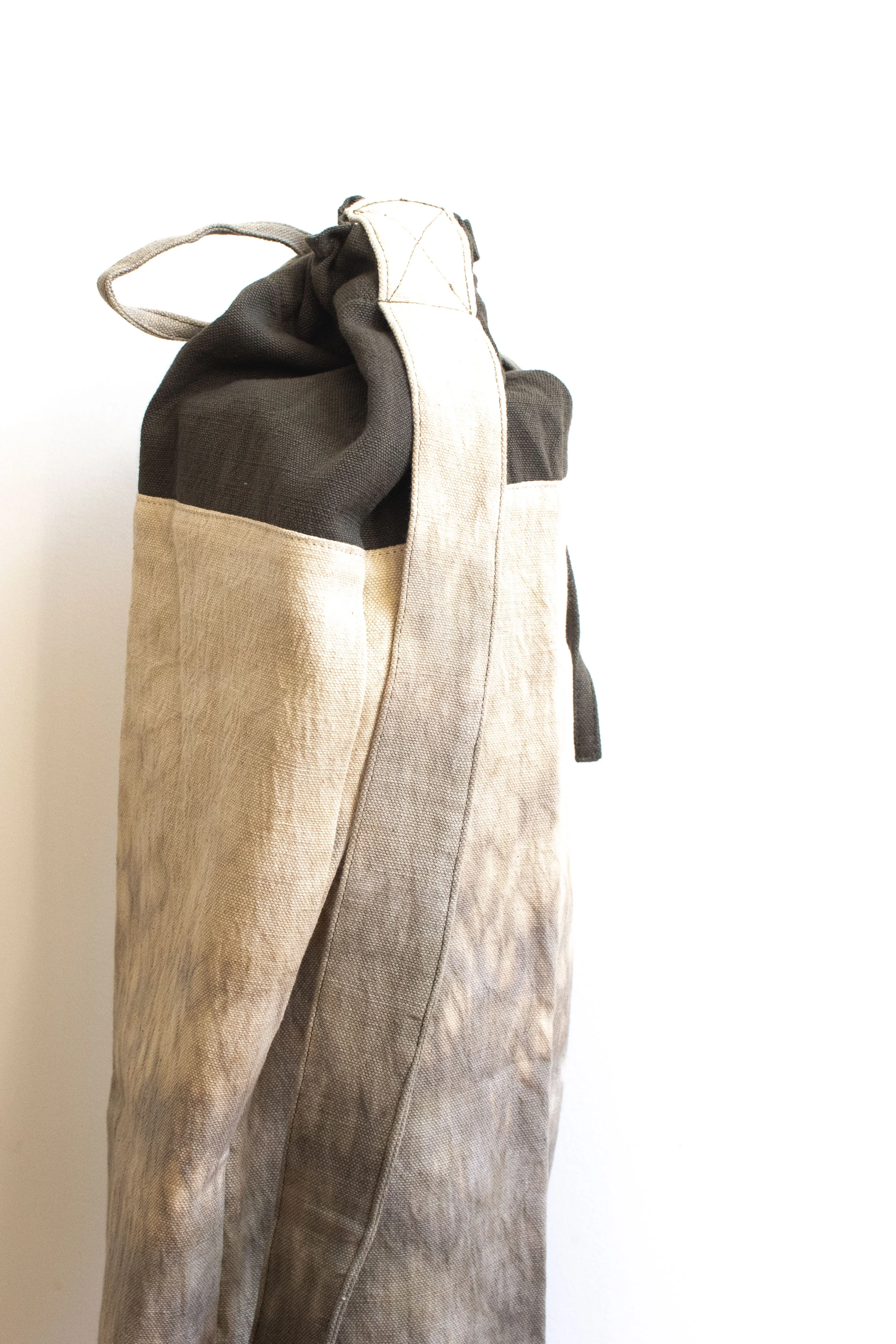 Tie Dye Yoga Mat Bag - Raindrop Gray/Green