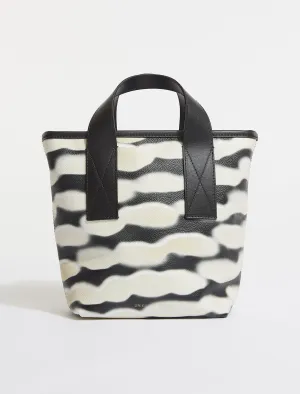 Tie Dye Zebra Print Shoulder Bag