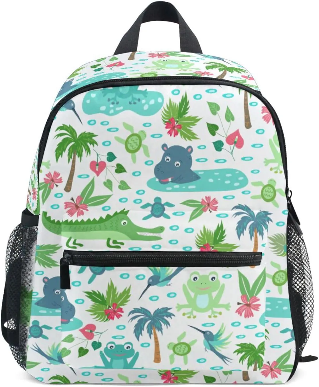 Toddler Backpack for Boys Girls Cute Frog Turtle Crocodile Preschool Kindergarten Schoolbag Mini Book Bag For School Travel S
