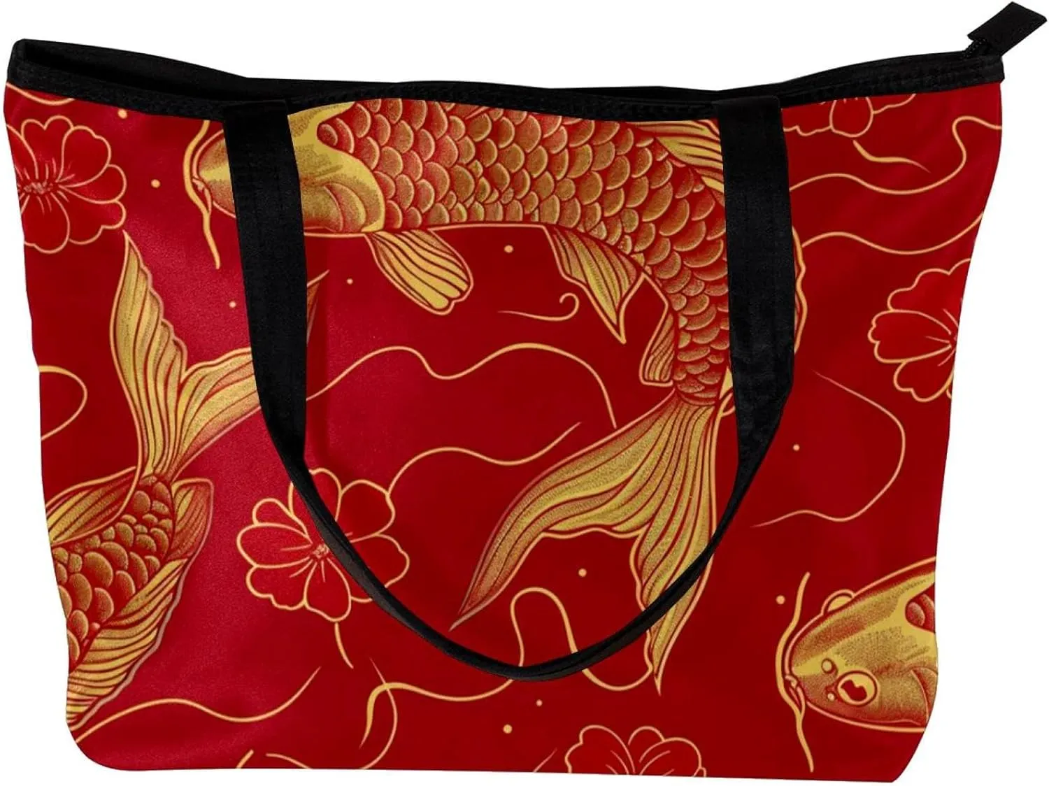 Tote Bag, Large Tote Bag, Women's Tote Handbags, Red Heart Valentine, Tote Bags Women