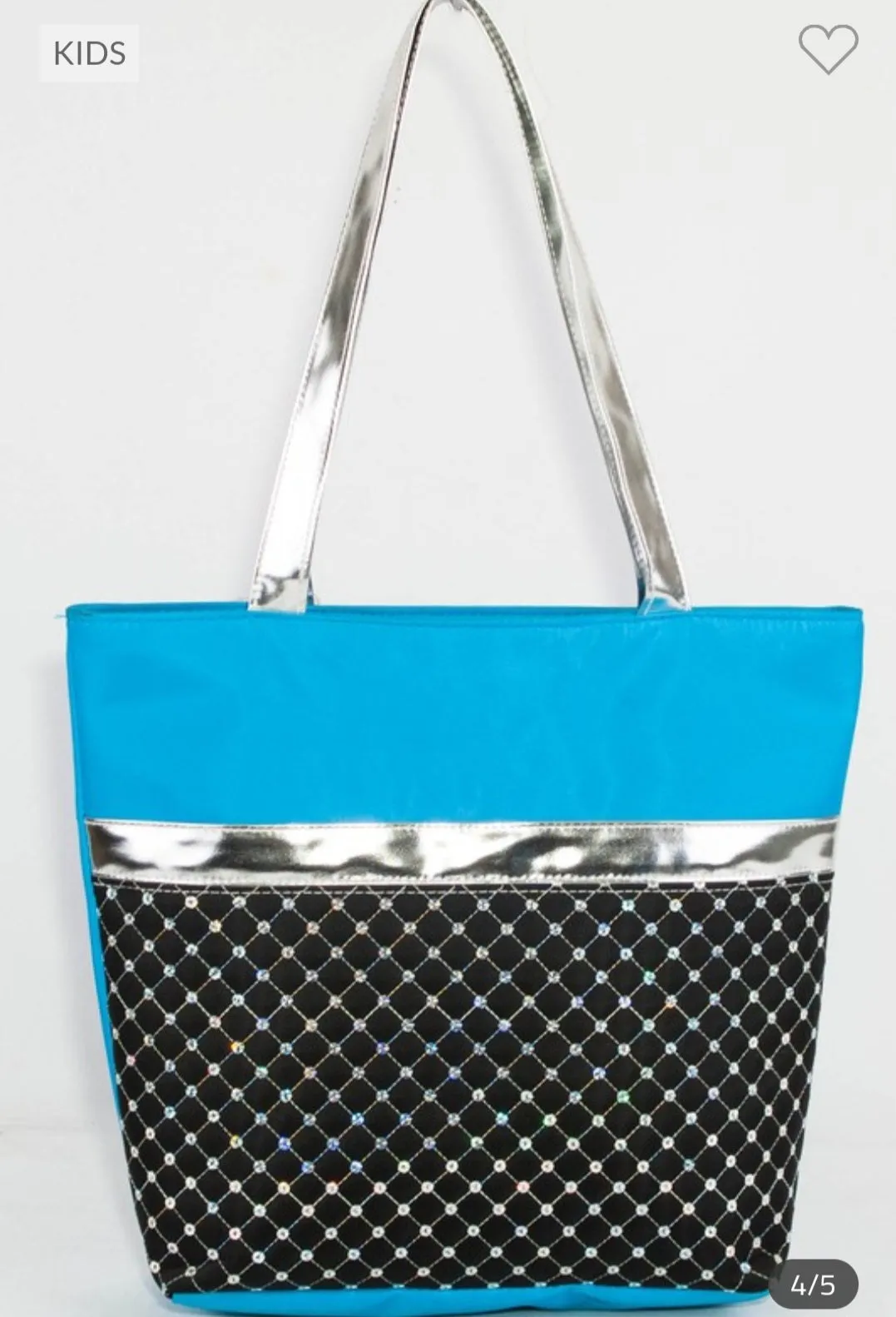 TOTE BAG WITH SEQUIN QUILTED PATTERN