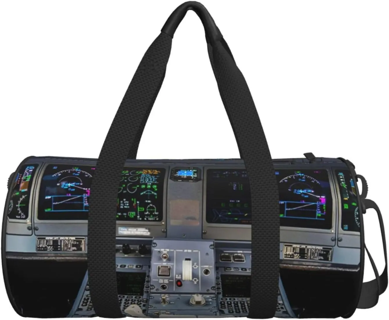 Travel Duffle Bag for Men Women, Airplane Cockpit Duffle Bags for Sport Gym Overnight Luggage