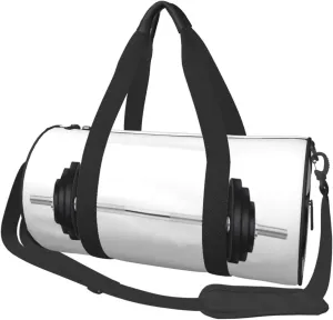 Travel Duffle Bag for Men Women, Barbells Dumbbells Fitness Duffle Bags for Sport Gym Overnight Luggage