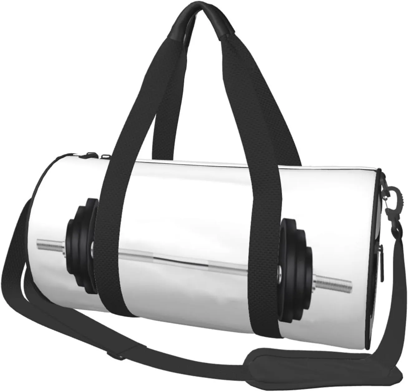 Travel Duffle Bag for Men Women, Barbells Dumbbells Fitness Duffle Bags for Sport Gym Overnight Luggage