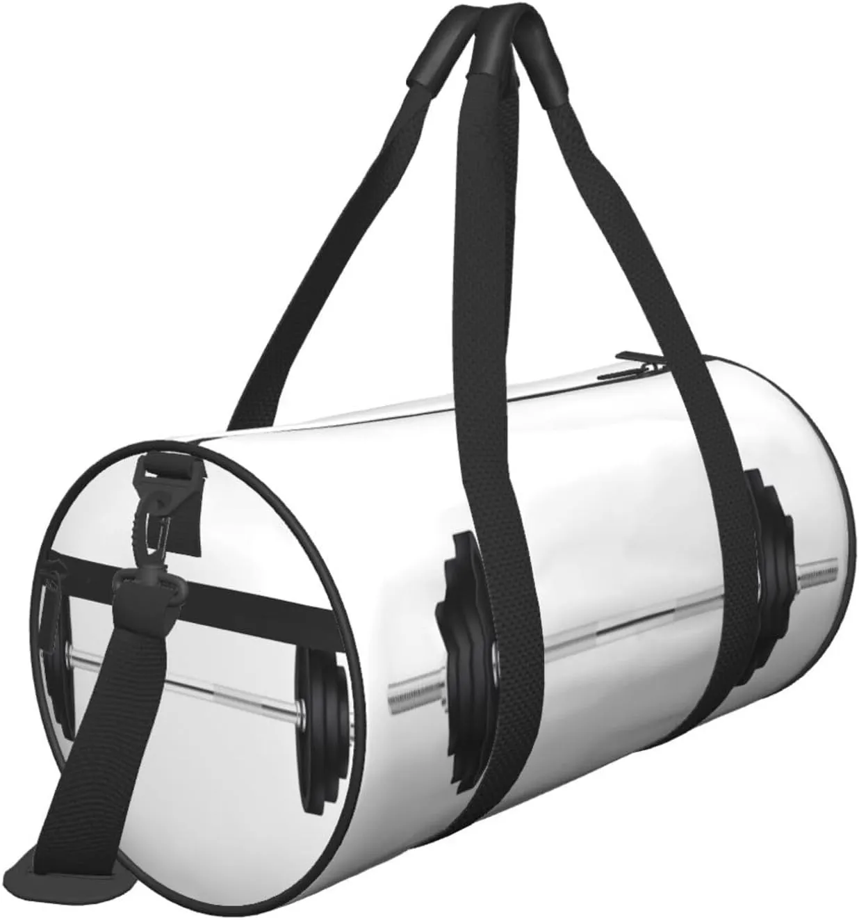 Travel Duffle Bag for Men Women, Barbells Dumbbells Fitness Duffle Bags for Sport Gym Overnight Luggage