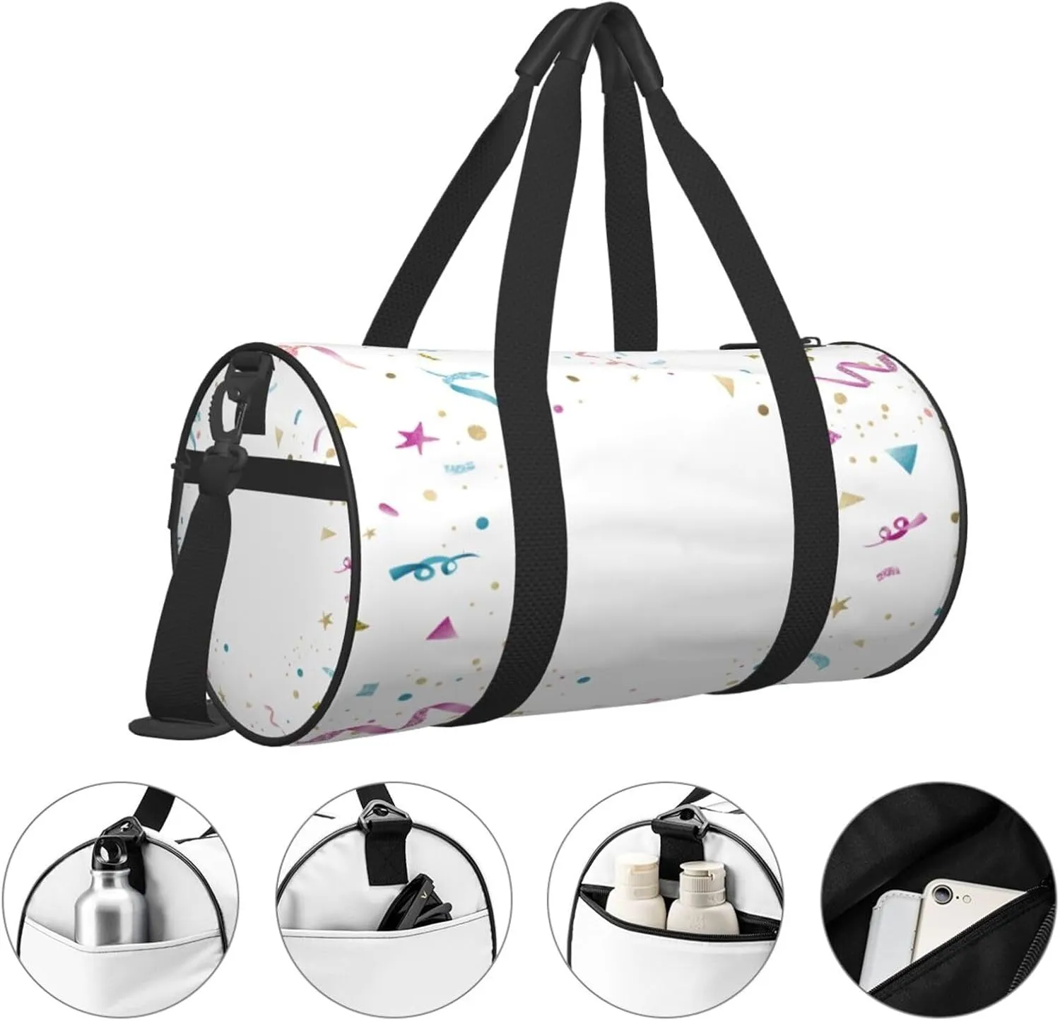Travel Duffle Bag for Men Women, Celebratory Duffle Bags for Sport Gym Overnight Luggage
