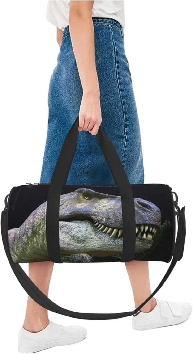 Travel Duffle Bag for Men Women, Dinosaur Duffle Bags for Sport Gym Overnight Luggage