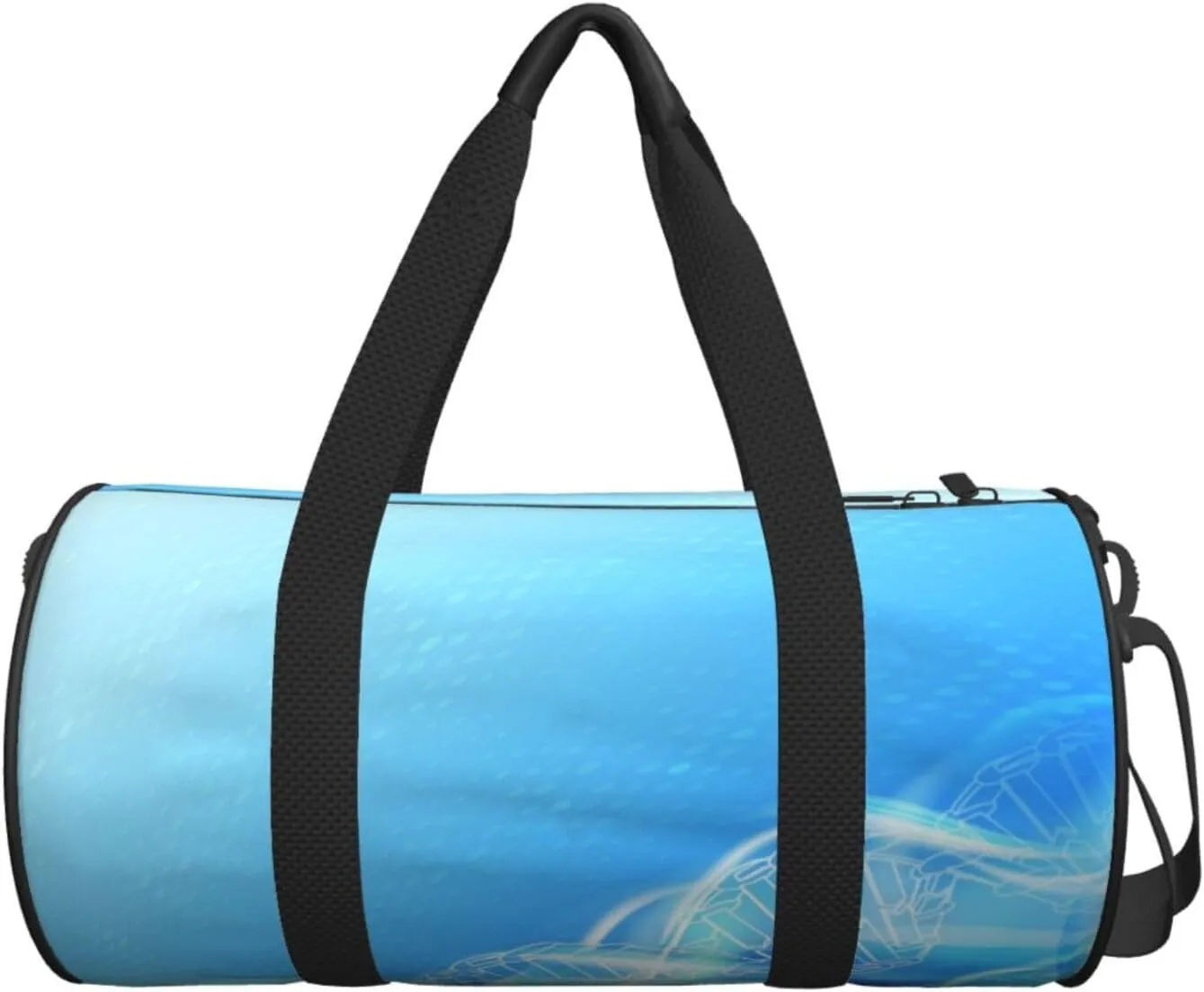 Travel Duffle Bag for Men Women, Dna Figures Duffle Bags for Sport Gym Overnight Luggage