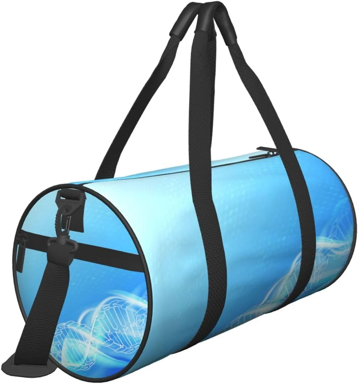 Travel Duffle Bag for Men Women, Dna Figures Duffle Bags for Sport Gym Overnight Luggage