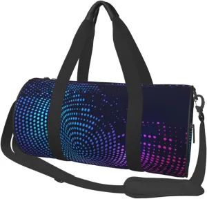 Travel Duffle Bag for Men Women, Dotted Duffle Bags for Sport Gym Overnight Luggage