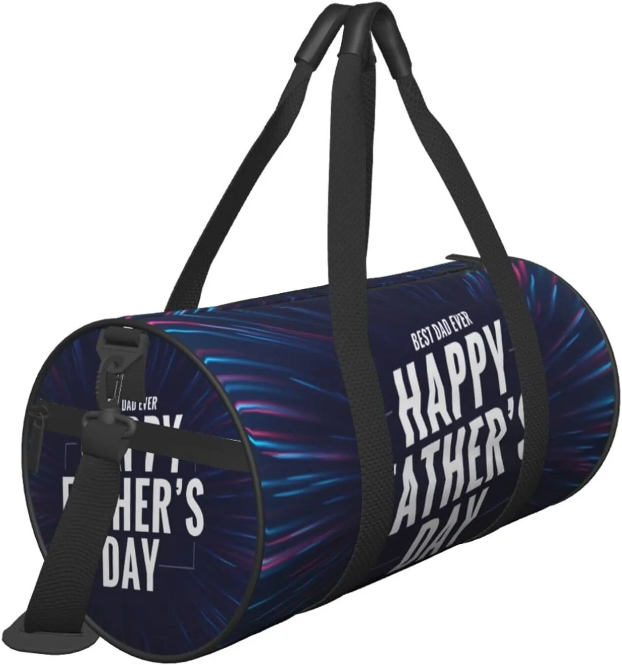 Travel Duffle Bag for Men Women, Happy Fathers Day Best Dad Ever Duffle Bags for Sport Gym Overnight Luggage