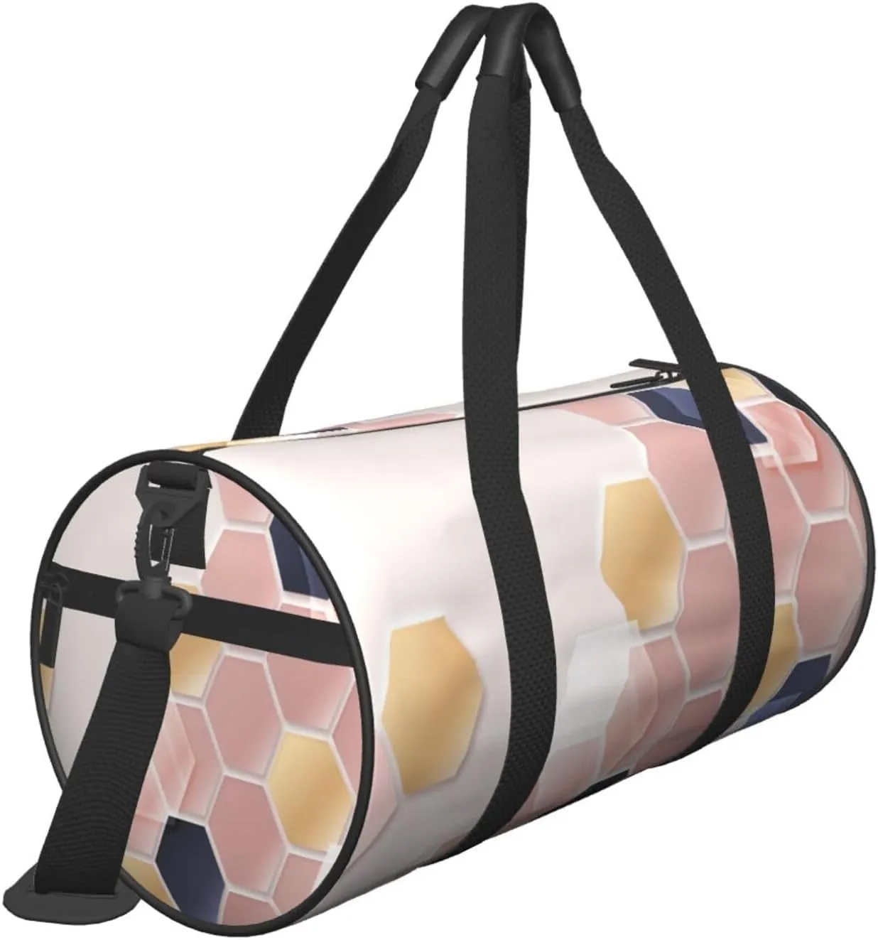 Travel Duffle Bag for Men Women, Hexagonal Duffle Bags for Sport Gym Overnight Luggage