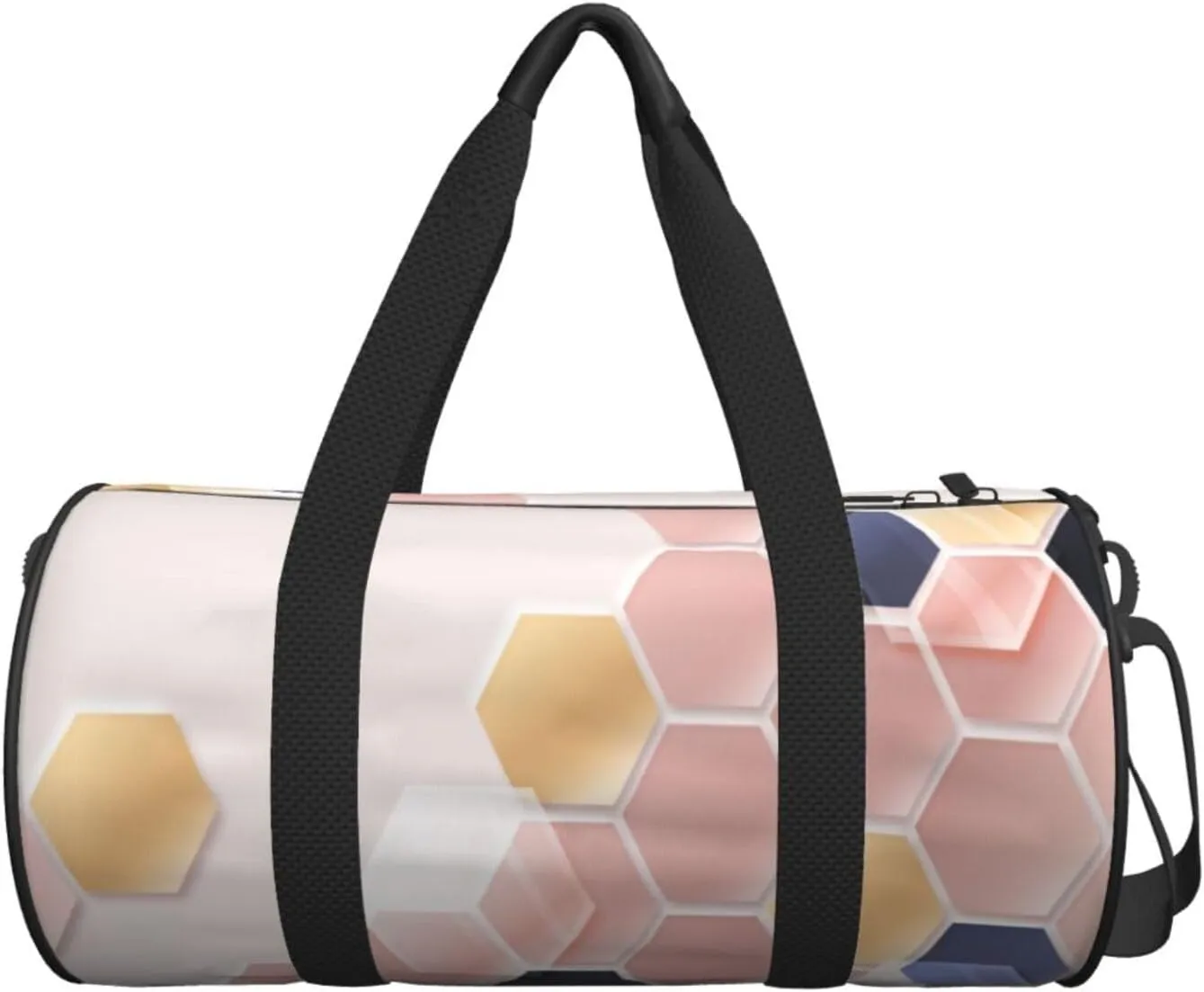 Travel Duffle Bag for Men Women, Hexagonal Duffle Bags for Sport Gym Overnight Luggage