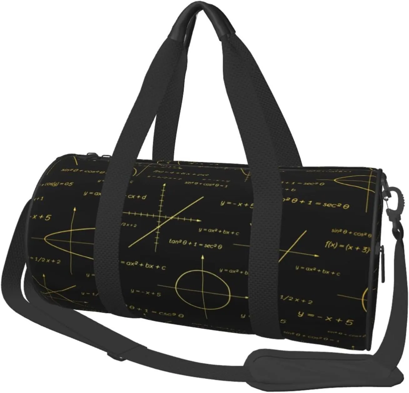 Travel Duffle Bag for Men Women, Math Mathematical Formula Teach Duffle Bags for Sport Gym Overnight Luggage