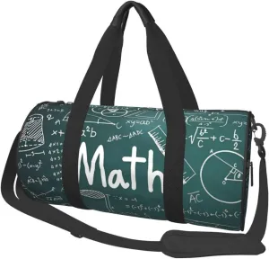 Travel Duffle Bag for Men Women, Maths Duffle Bags for Sport Gym Overnight Luggage