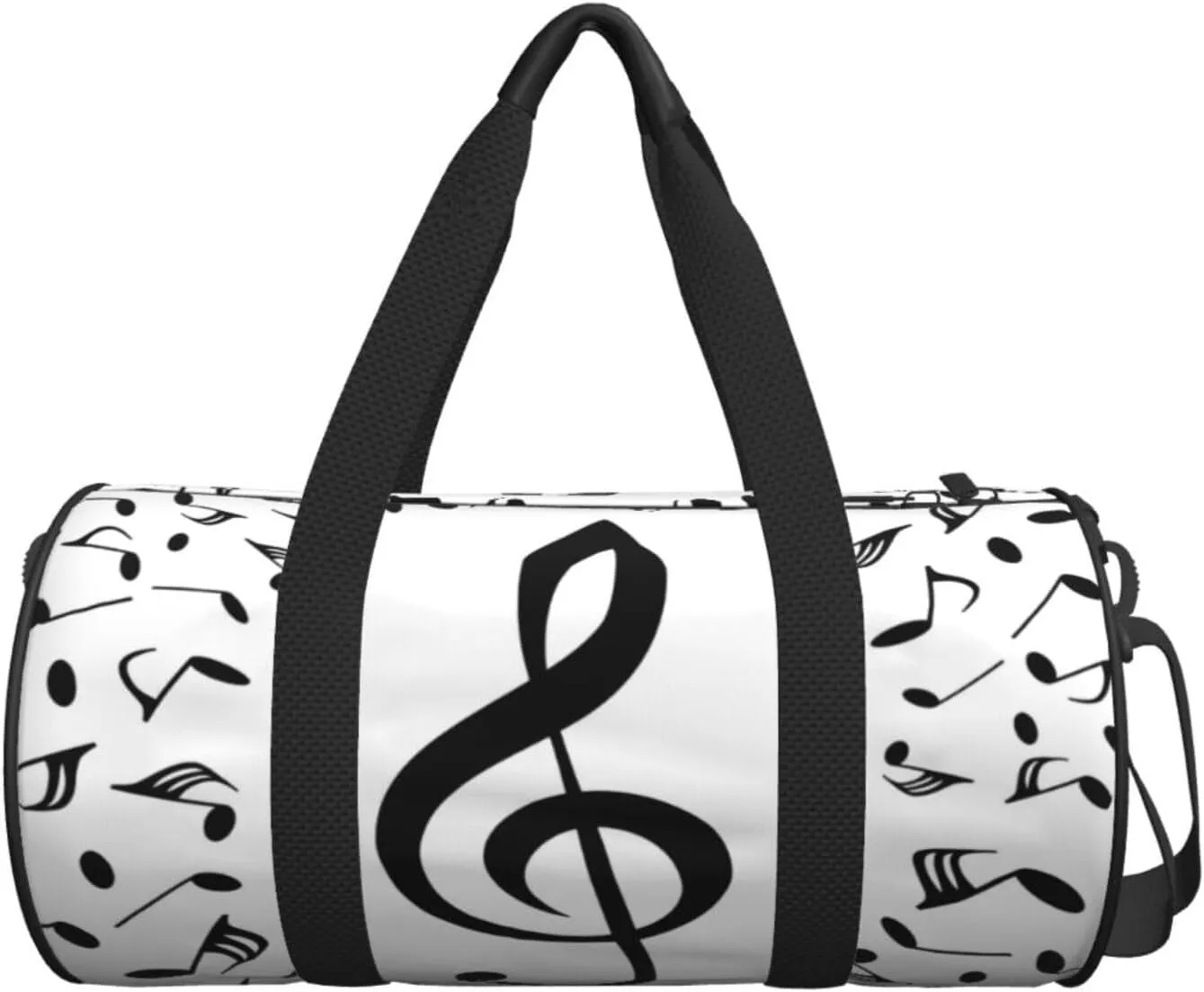 Travel Duffle Bag for Men Women, Music Musical Notes Duffle Bags for Sport Gym Overnight Luggage