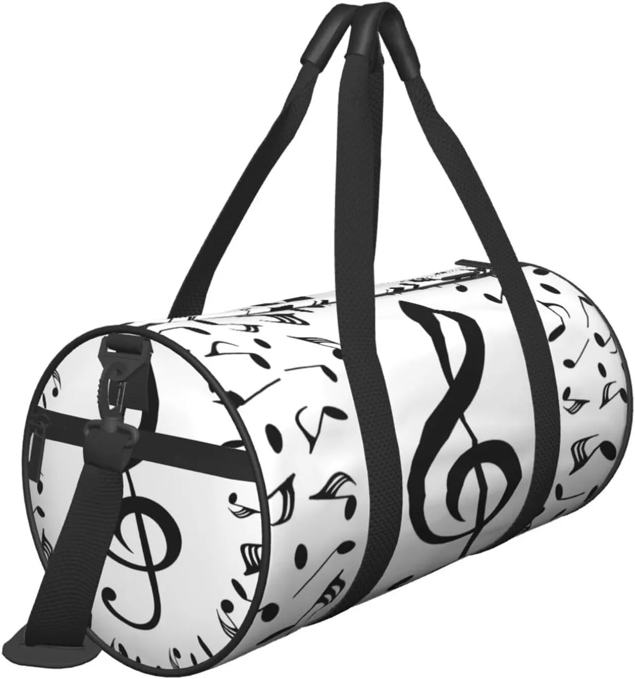 Travel Duffle Bag for Men Women, Music Musical Notes Duffle Bags for Sport Gym Overnight Luggage