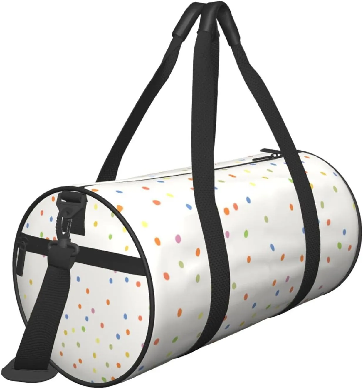 Travel Duffle Bag for Men Women, Polka Dot Duffle Bags for Sport Gym Overnight Luggage