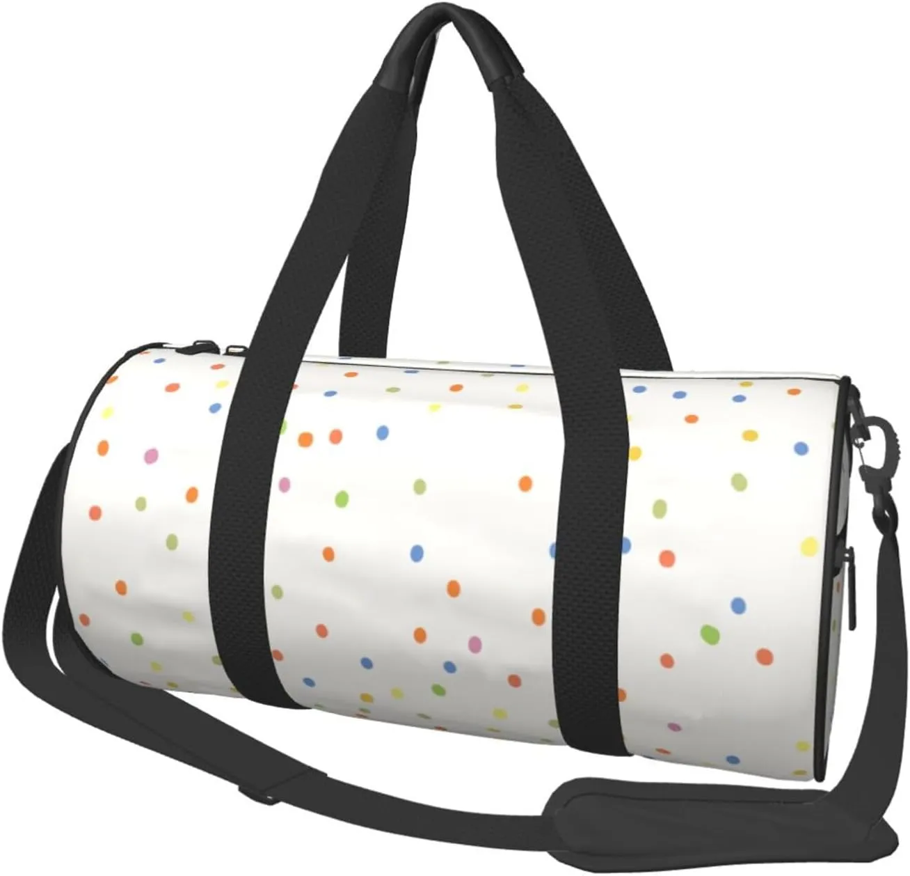 Travel Duffle Bag for Men Women, Polka Dot Duffle Bags for Sport Gym Overnight Luggage