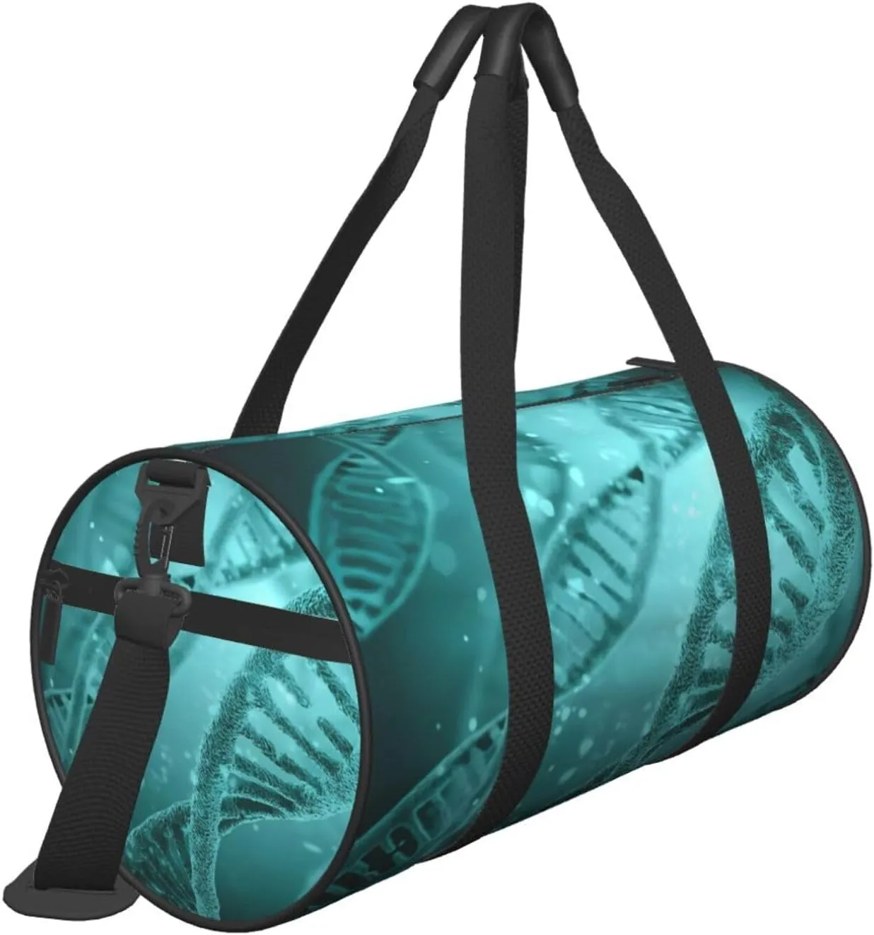 Travel Duffle Bag for Men Women, Science Biology Digital Dna Duffle Bags for Sport Gym Overnight Luggage