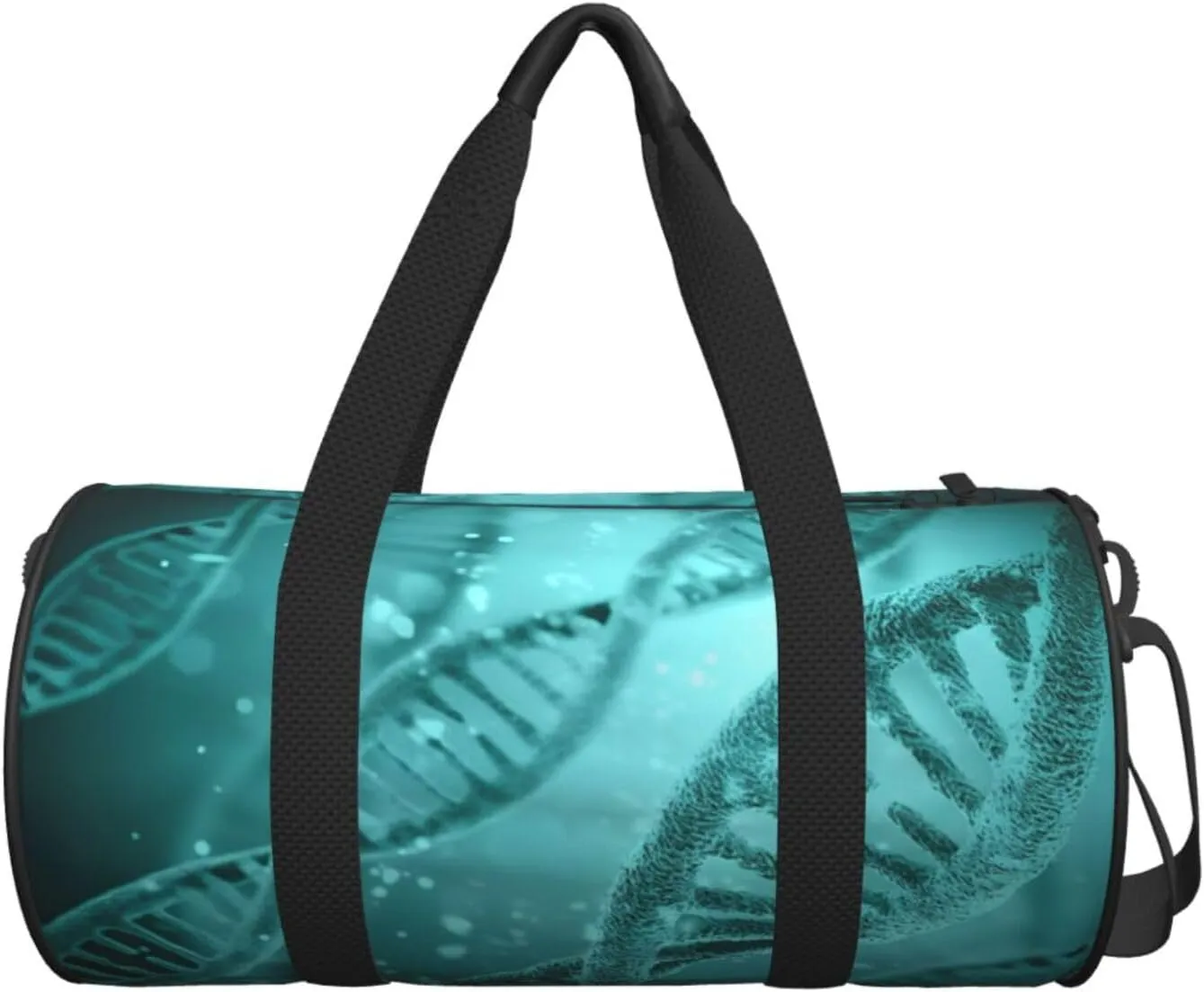 Travel Duffle Bag for Men Women, Science Biology Digital Dna Duffle Bags for Sport Gym Overnight Luggage