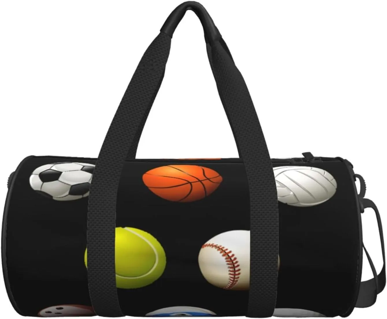 Travel Duffle Bag for Men Women, Sport Balls Duffle Bags for Sport Gym Overnight Luggage