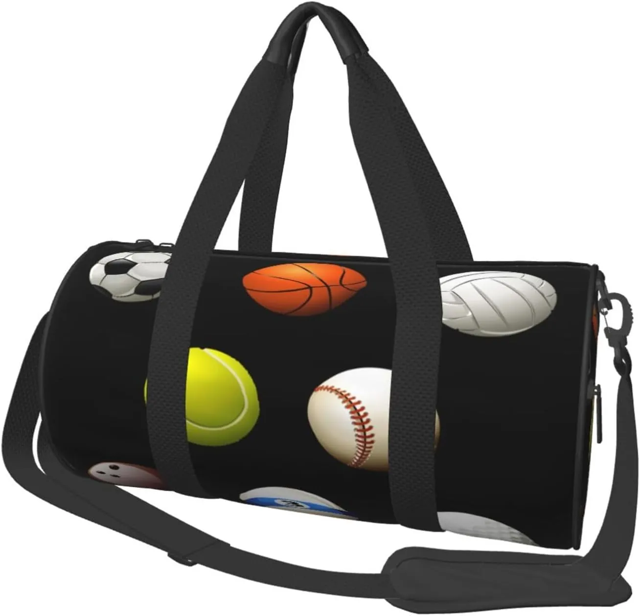 Travel Duffle Bag for Men Women, Sport Balls Duffle Bags for Sport Gym Overnight Luggage