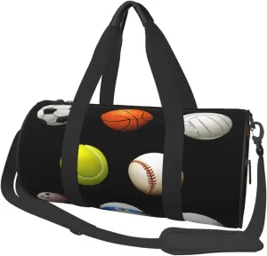 Travel Duffle Bag for Men Women, Sport Balls Duffle Bags for Sport Gym Overnight Luggage