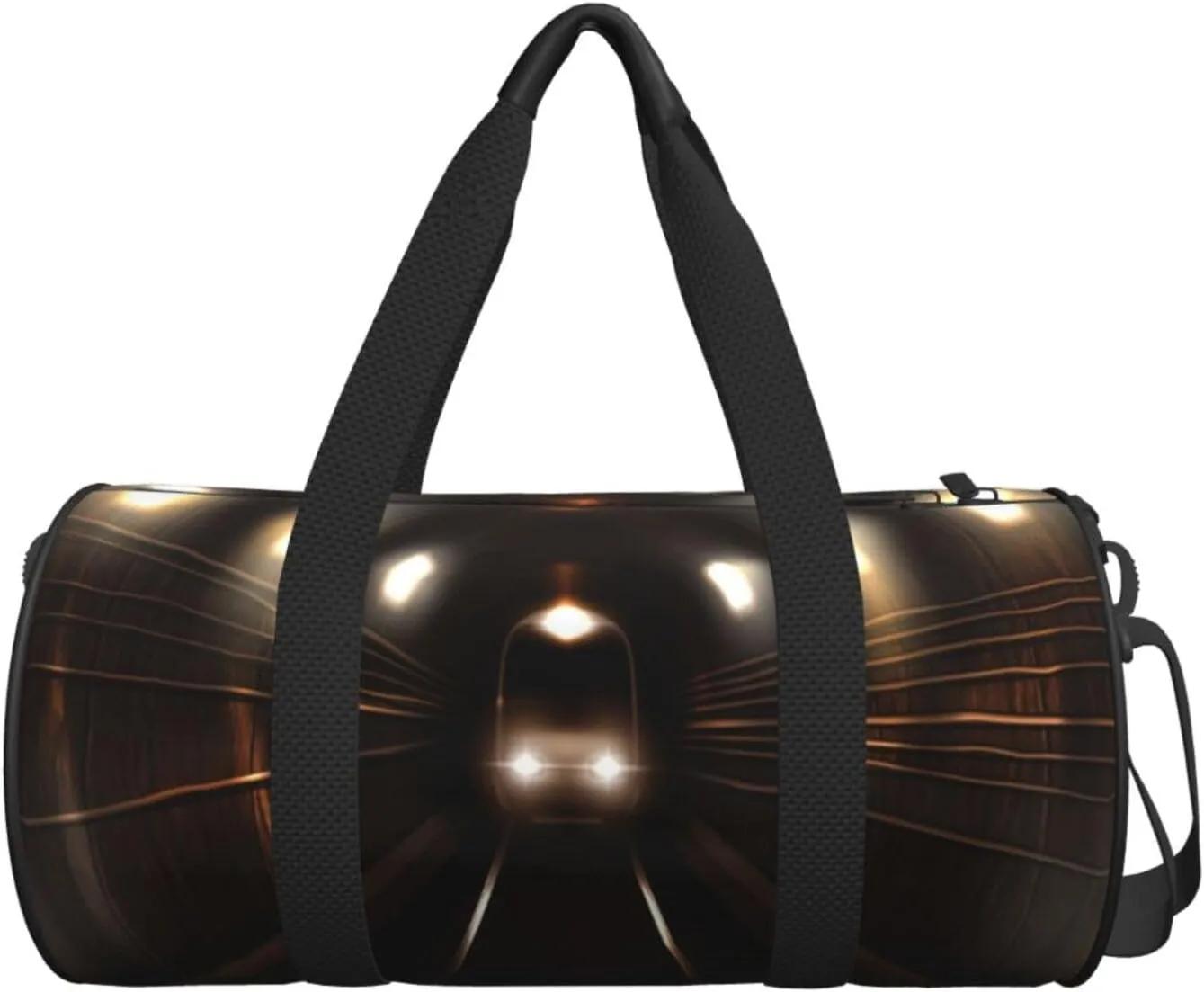 Travel Duffle Bag for Men Women, Subway Train Metro Duffle Bags for Sport Gym Overnight Luggage