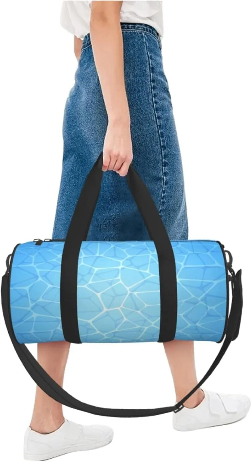 Travel Duffle Bag for Men Women, Swimming Pool 1 Duffle Bags for Sport Gym Overnight Luggage