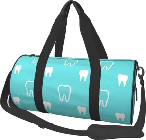 Travel Duffle Bag for Men Women, Teeth Dentist Duffle Bags for Sport Gym Overnight Luggage