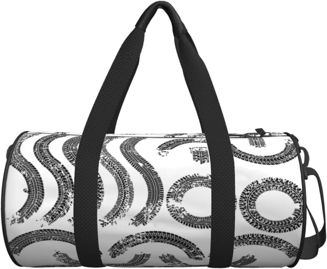 Travel Duffle Bag for Men Women, Tire Traces Duffle Bags for Sport Gym Overnight Luggage