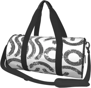 Travel Duffle Bag for Men Women, Tire Traces Duffle Bags for Sport Gym Overnight Luggage