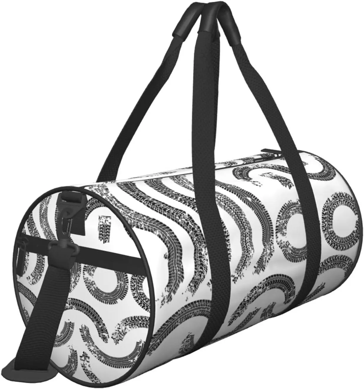 Travel Duffle Bag for Men Women, Tire Traces Duffle Bags for Sport Gym Overnight Luggage