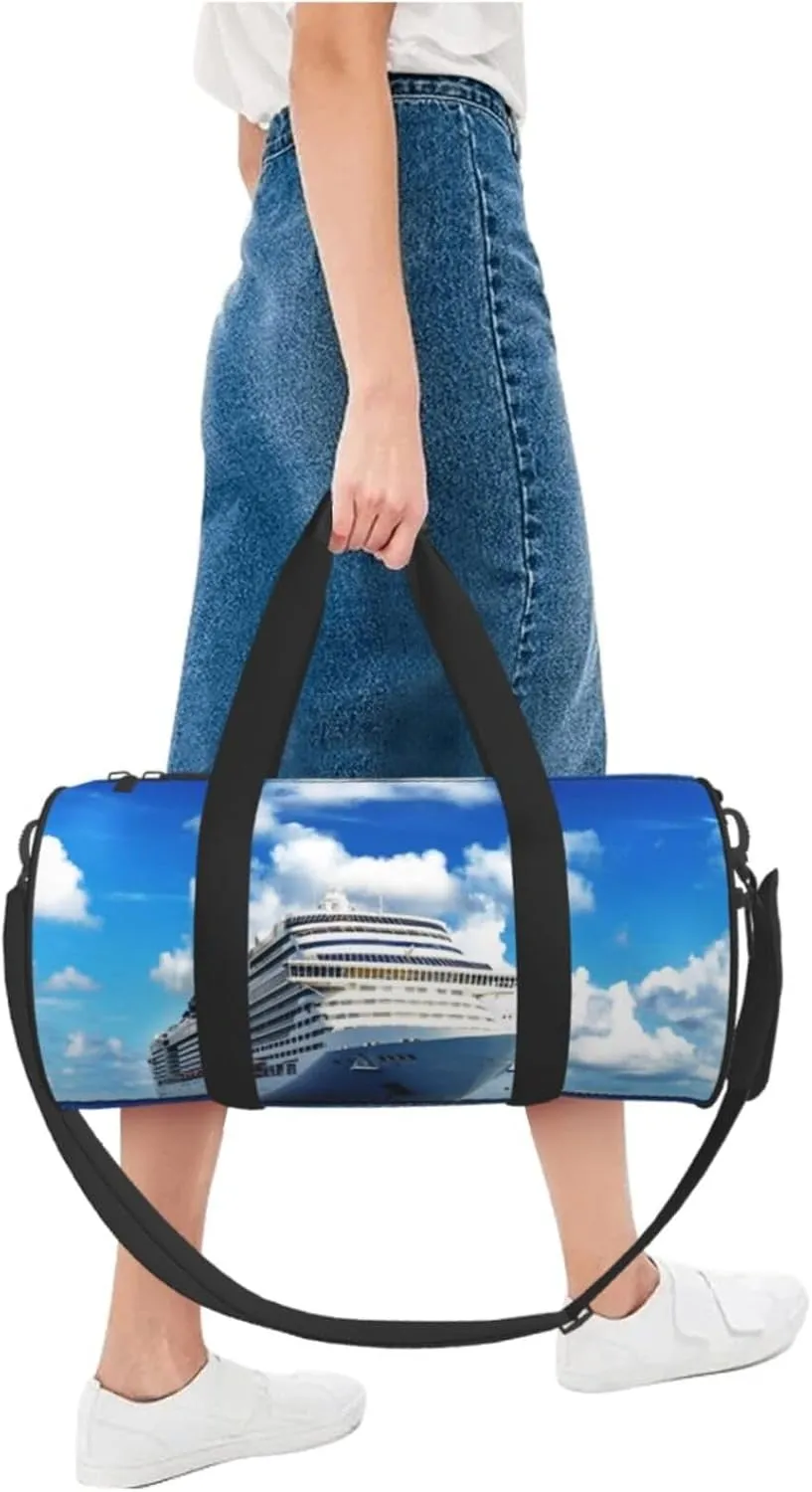Travel Duffle Bag for Men Women, Voyage Cruise Ship Crystal Duffle Bags for Sport Gym Overnight Luggage