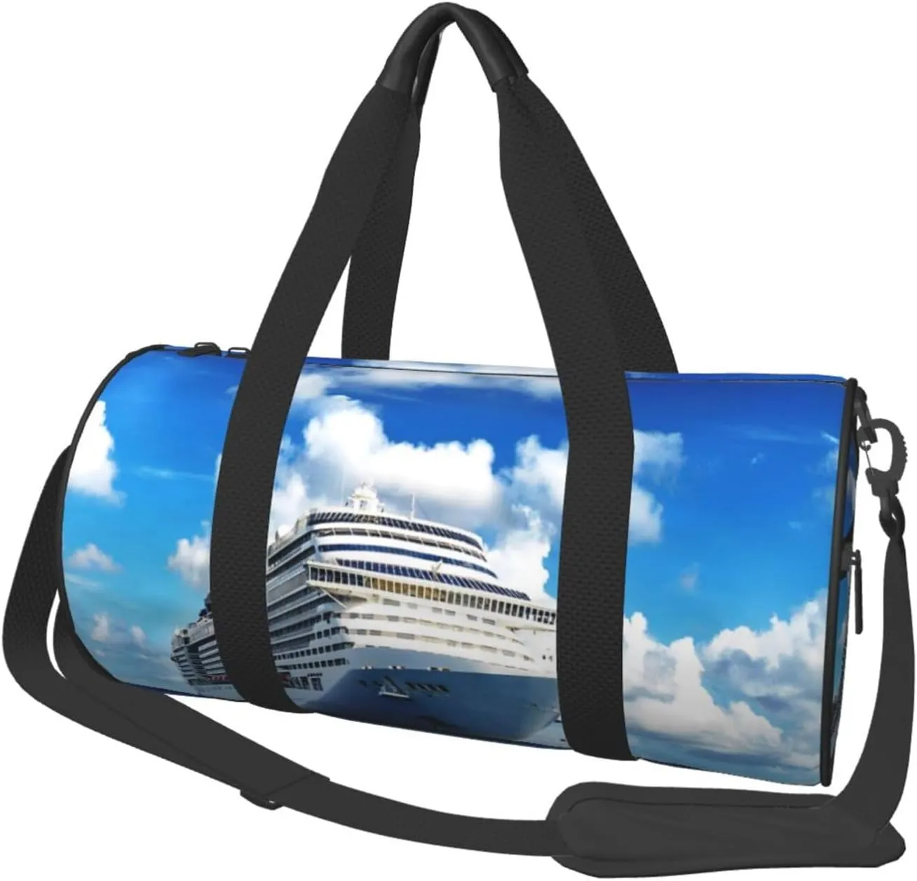 Travel Duffle Bag for Men Women, Voyage Cruise Ship Crystal Duffle Bags for Sport Gym Overnight Luggage