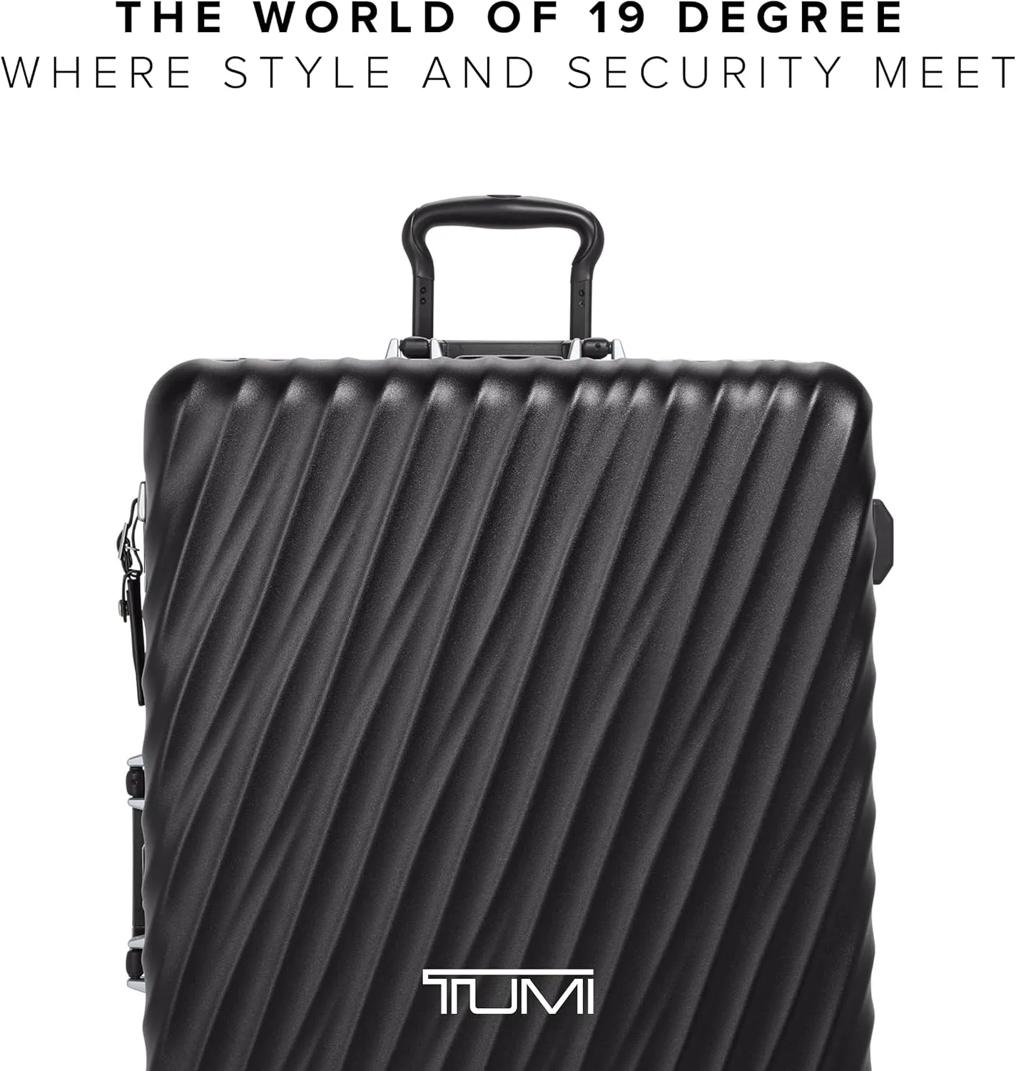 TUMI 19 Degree Frame Extended Trip 4 Wheel Packing Case - Lightweight Suitcase - Hard Shell Luggage - 30.0" X 20.5" X 11.0" - Black Texture