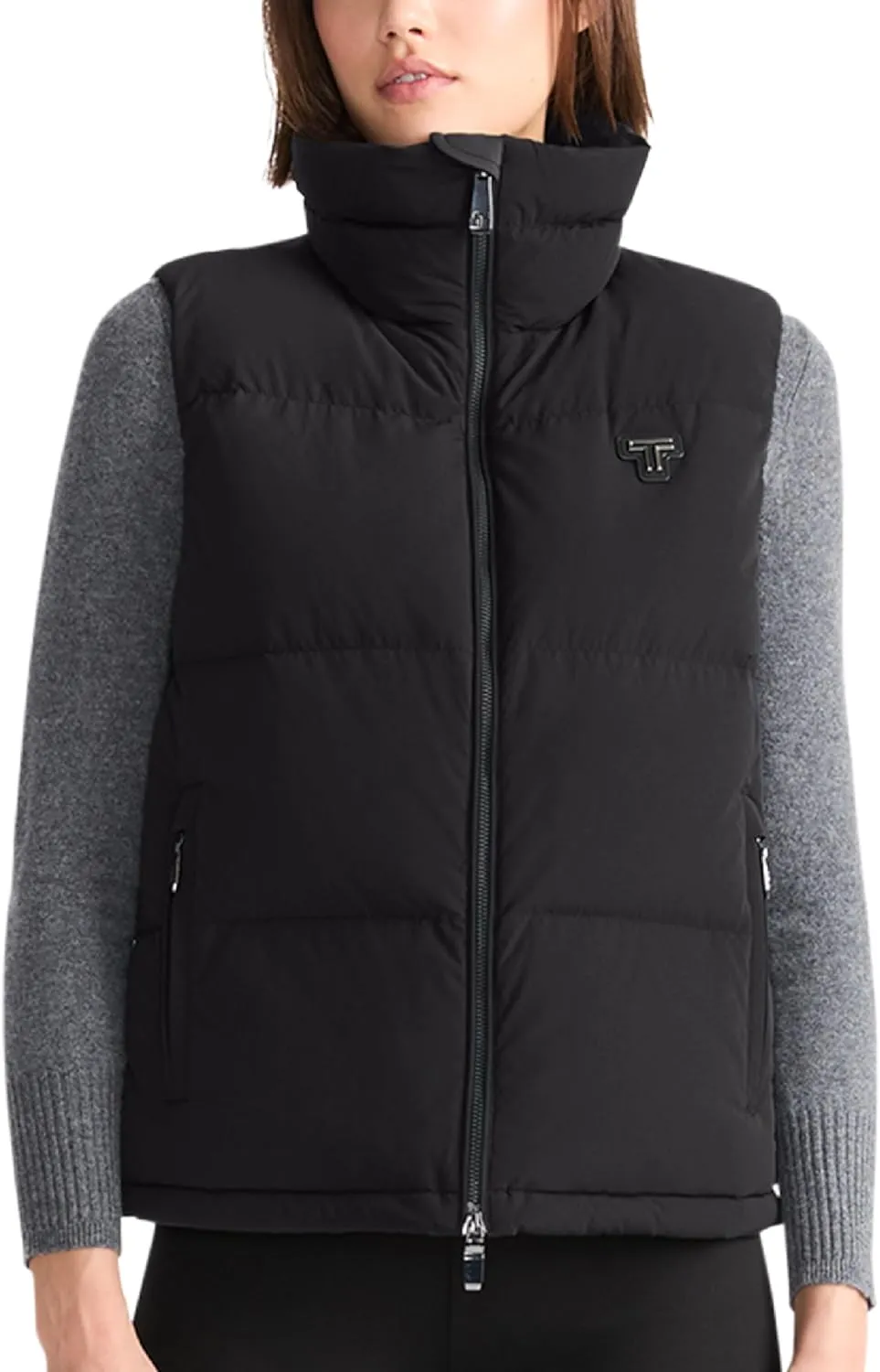 TUMI Women's Heat Seal Quilted Midweight PrimaLoft-Filled Vest - Sleek Nylon Vest with Pockets - Women's Wear
