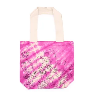 Tye-Dye Cotton Bag (6oz) - 38x42x12cm - Pretty Face - Magento - Natural Handle - Per case: 1 Piece