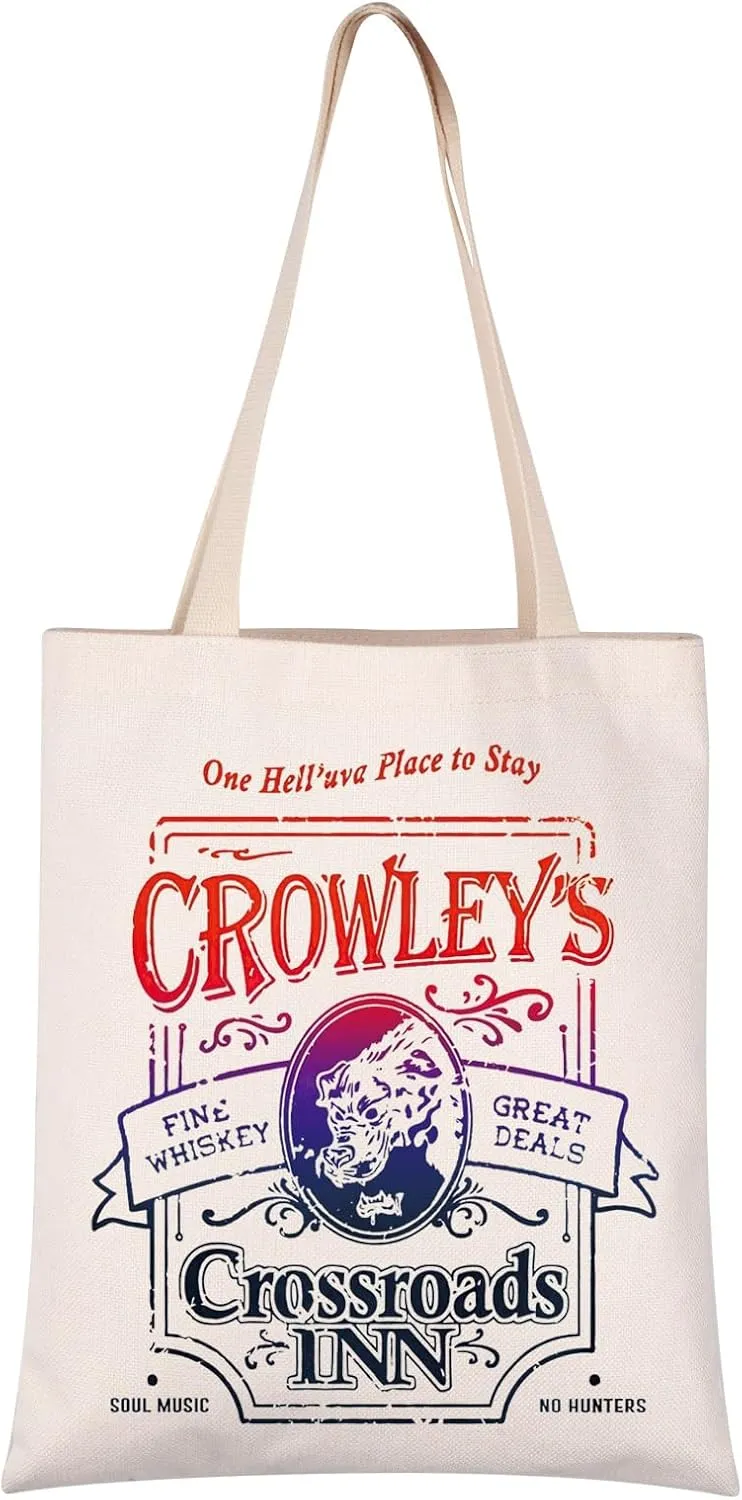VAMSII TV Show Inspired Gift A.Z. Fell And Co Gift Merch Crowley Snake Reusable Shopping Tote Bag