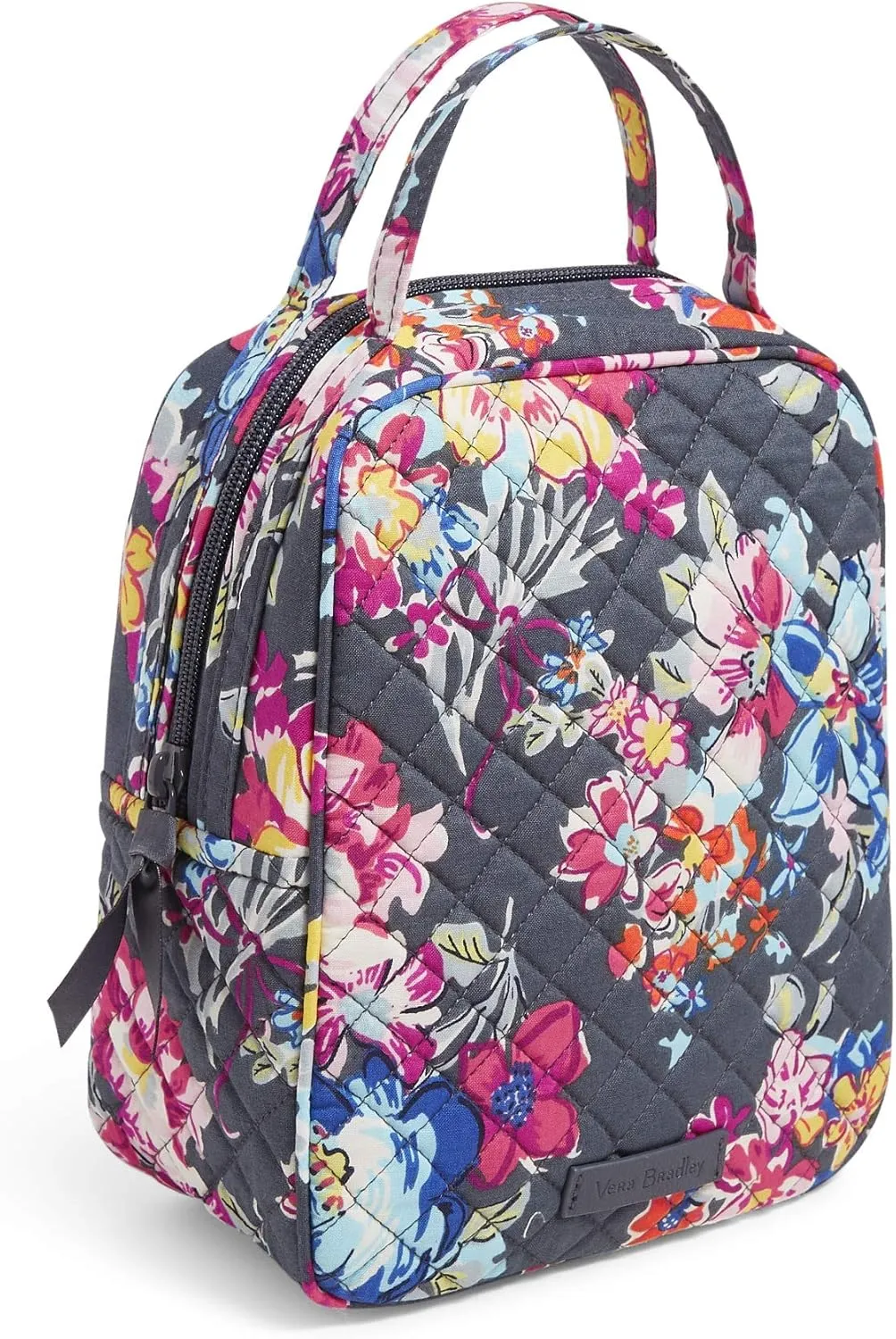 Vera Bradley Women's Cotton Lunch Bunch Lunch Bag, Pretty Posies, One Size
