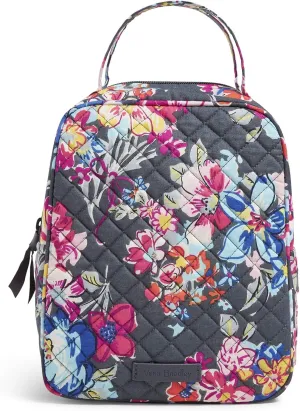 Vera Bradley Women's Cotton Lunch Bunch Lunch Bag, Pretty Posies, One Size