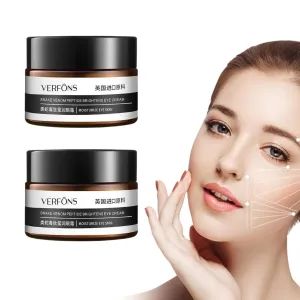 Verfons Firming Eye Cream,Verfons Snake Venom Firming Eye Cream, Verfons Temporary Firming Eye Cream for Bags, Anti Aging Eye Bag Cream, Instant Remove Eye Bags Fades Fine Lines and Wrinkles-2pcs…