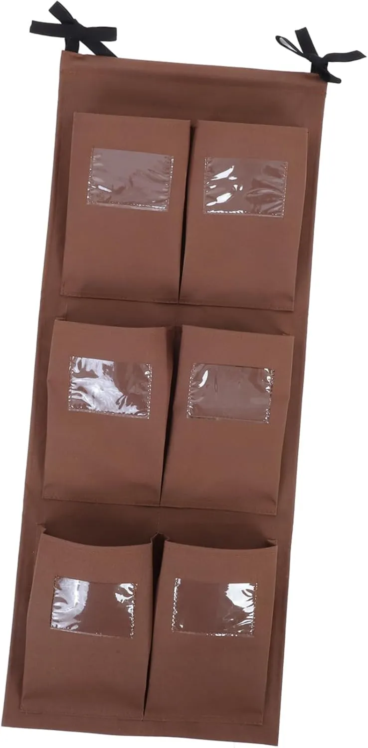 Vertical Rag Bag Cleaning Supply Organizer Bag Janitorial Cleaning Caddy for Housekeeping