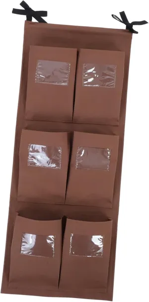 Vertical Rag Bag Cleaning Supply Organizer Bag Janitorial Cleaning Caddy for Housekeeping