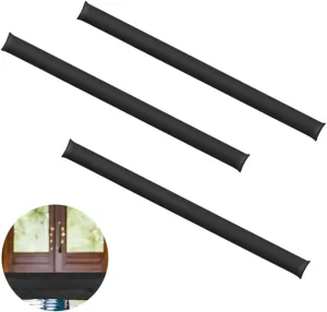 Water Barrier 5 ft x 6.5 inch Water Activated Flood Barriers, Sandless Sandbag for Flooding Reusable Water Absorber Water Absorbing Snake for Absorbent Prevention for Garage and Basement (3 Pack)